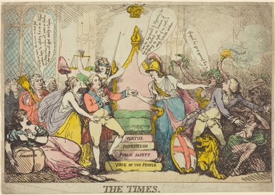 The Times - Thomas Rowlandson