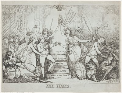 Les Temps, décembre 1788 - Thomas Rowlandson