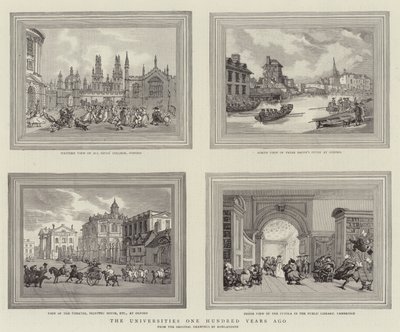 Les universités il y a cent ans - Thomas Rowlandson