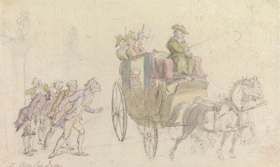 Le Vicaire de Wakefield : Assistance à un noble - Thomas Rowlandson