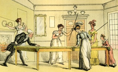La table de billard - Thomas Rowlandson