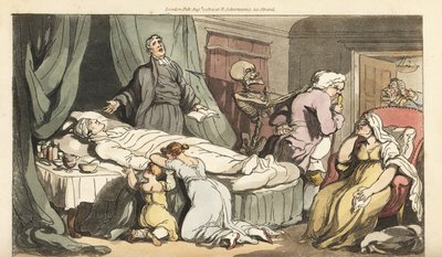 Le squelette de la Mort vient chercher le Docteur - Thomas Rowlandson