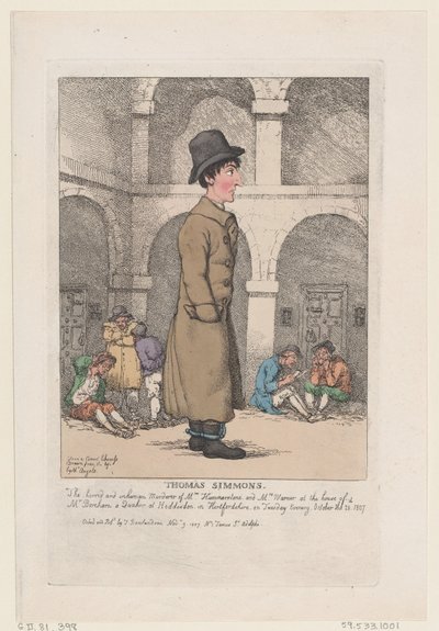 Thomas Simmons - Thomas Rowlandson
