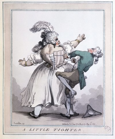 Serrez davantage - Estampes par Rowlandson, dans « Le corset dans l