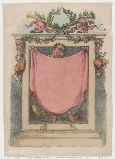 Page de titre, Rowlandson