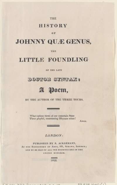 Page de titre, de L