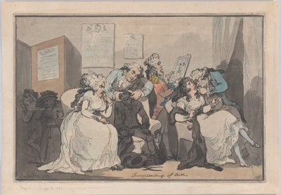 Transplantation de dents, 1787 - Thomas Rowlandson