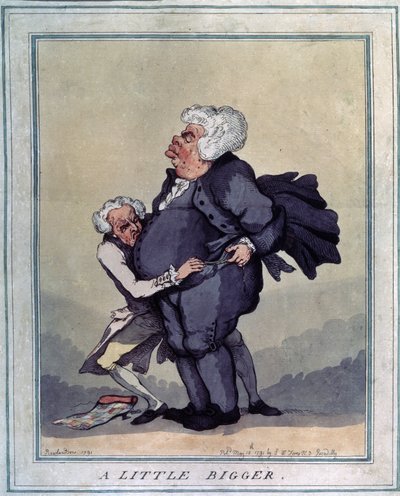 Un peu gros - Thomas Rowlandson