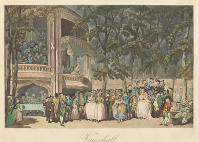 Jardins de Vauxhall - Thomas Rowlandson