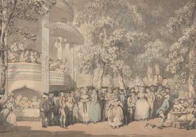 Jardins de Vauxhall - Thomas Rowlandson