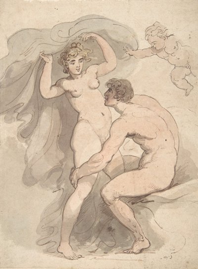 Vénus, Anchise et Cupidon, 1780-1827 - Thomas Rowlandson