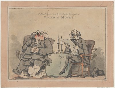 Vicaire et Moïse, 1er avril 1786 - Thomas Rowlandson