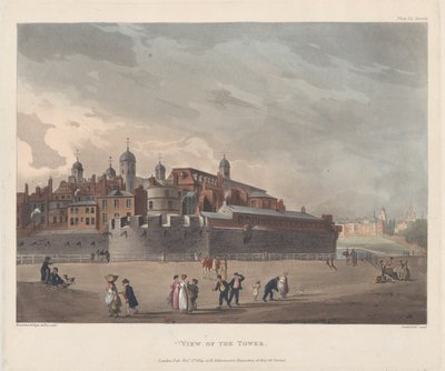 Vue de la tour, 1er octobre 1809 - Thomas Rowlandson