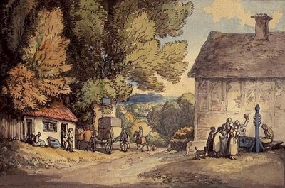 Le village vert - Thomas Rowlandson