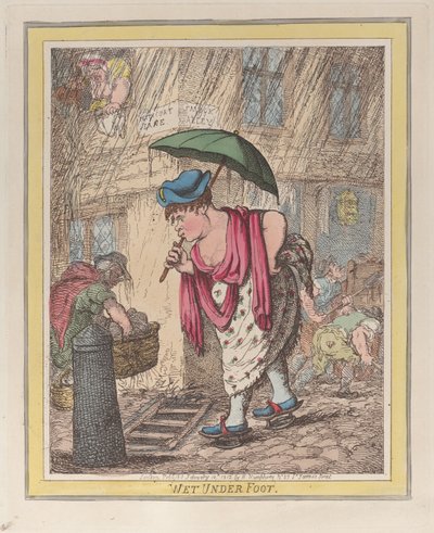 Pieds Mouillés, 10 février 1812 - Thomas Rowlandson