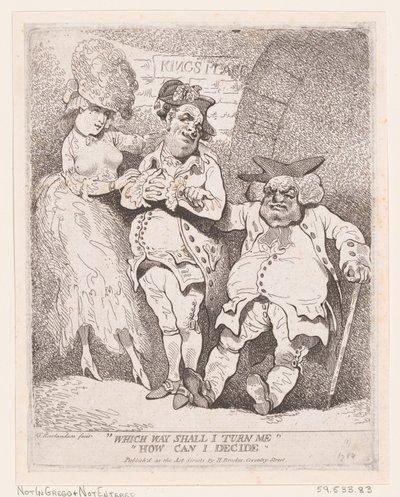 Quel chemin dois-je prendre, comment puis-je décider - Thomas Rowlandson