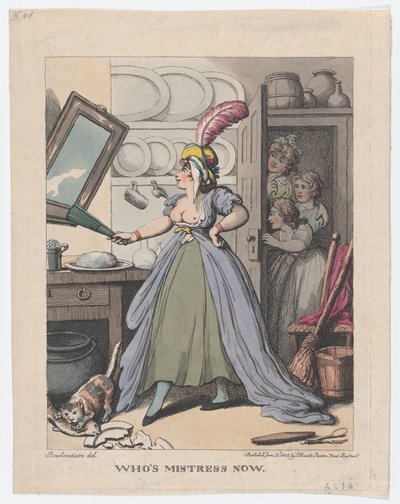 Qui est la maîtresse maintenant, 25 juin 1802 - Thomas Rowlandson
