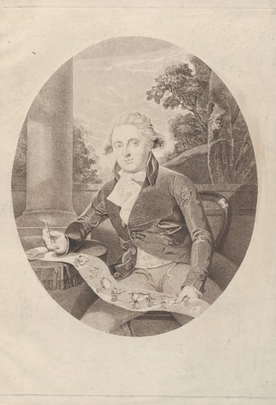 Henry William Bunbury dessinant son long menuet - Thomas Ryder