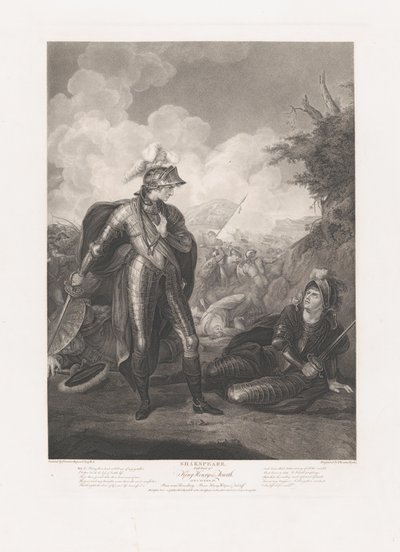 Prince Henry, Hotspur et Falstaff Shakespeare, Roi Henry..., première publication 1796, réédité 1852 - Thomas Ryder