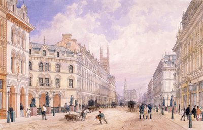 Viaduc de Holborn, Londres, 1871 - Thomas Shotter Boys