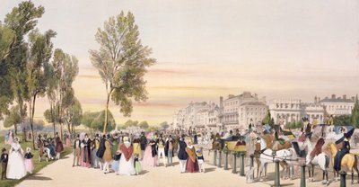 Hyde Park, près de Grosvenor Gate, de 