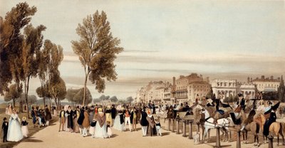 Hyde Park, vers la porte de Grosvenor de 