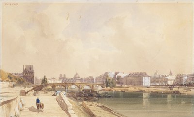 Le Pont-Royal en 1833 - Thomas Shotter Boys
