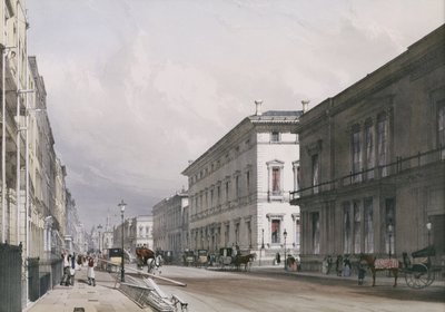 Pall Mall : Club Houses, 1842 - Thomas Shotter Boys