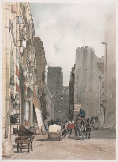 Architecture pittoresque à Paris, Gand, Anvers, Rouen : Nôtre Dame, Paris - Thomas Shotter Boys