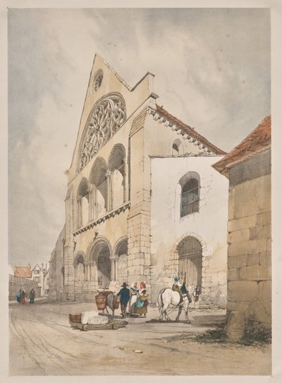 Architecture pittoresque à Paris, Gand, Anvers, Rouen : St. André, Chartres, France - Thomas Shotter Boys