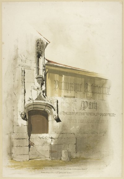 Architecture pittoresque à Paris, Gand, Anvers, Rouen, etc. - Thomas Shotter Boys