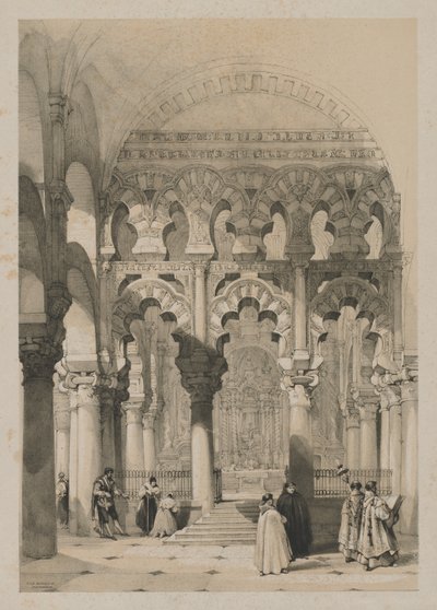 Esquisses pittoresques en Espagne : La Mosquée, Cordoue, 1837 - Thomas Shotter Boys