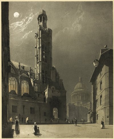 Saint-Étienne-du-Mont et le Panthéon, Paris - Thomas Shotter Boys