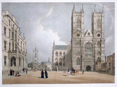 Abbaye de Westminster et Hôpital, Londres, 1842 - Thomas Shotter Boys