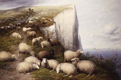 Sur les falaises du Kent - Thomas Sidney Cooper