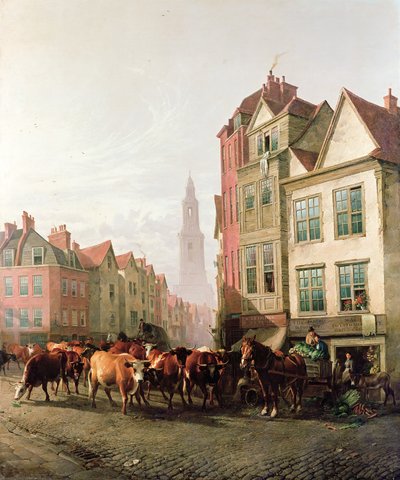 Le vieux marché de Smithfield, 1887 - Thomas Sidney Cooper