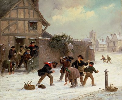Bataille de boules de neige - Thomas Smythe