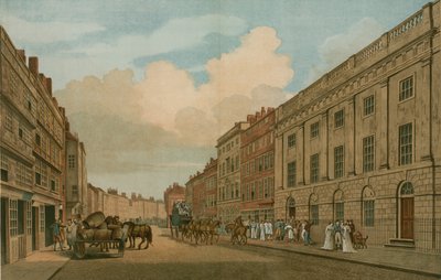 Maison occupée par la Compagnie des Indes orientales, Leadenhall Street, Londres, refaite en 1726 - Thomas Snr. Malton