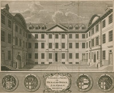 Le Collège des Armoiries, ou Bureau des Hérauts, Londres - Thomas Snr. Malton
