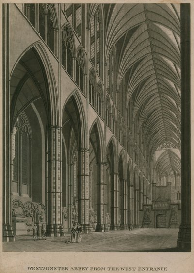 Abbaye de Westminster, Londres, depuis l