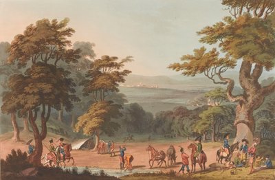 Vue lointaine de Ciudad Rodrigo, vers 1810-11 - Thomas Staunton (after) St. Clair