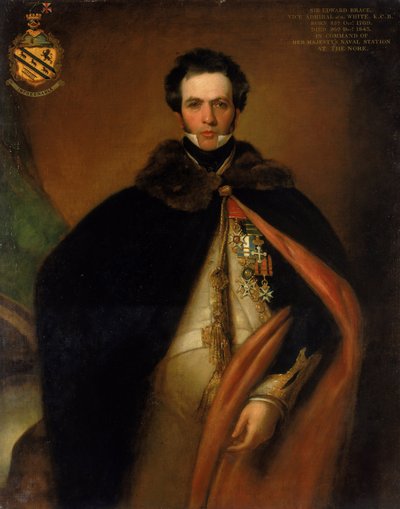 Portrait du capitaine Sir Edward Brace (vers 1769-1843), qui s