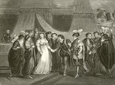 Catherine de France présentée à Henri V d