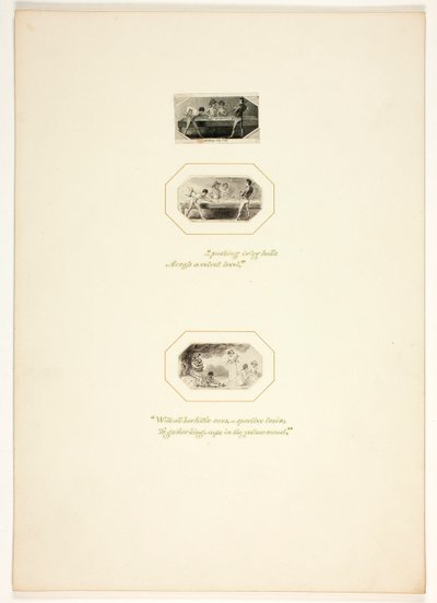 Étude pour une planche tirée de *La Tâche* - Thomas Stothard