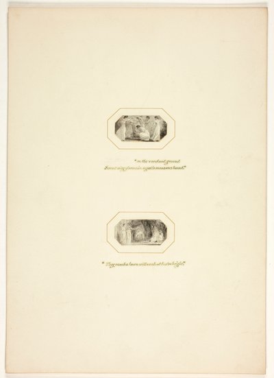 Studie für eine Platte aus The Task - Thomas Stothard
