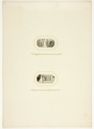 Étude pour une planche de Les Triomphes de la Tempérance, dans le Royal Engagements Pocket Book de 1796 - Thomas Stothard