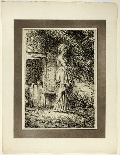 La pomme perdue, du premier numéro de Specimens of Polyautography - Thomas Stothard