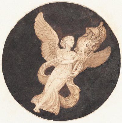 Vignette pour une page de titre : "Victoire ailée" - Thomas Stothard