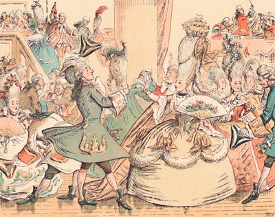 Un bal de cour au XVIIIe siècle, vers 1884 - Thomas Strong Seccombe