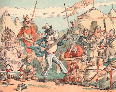 Le roi Alfred dans le camp danois, vers 1884 - Thomas Strong Seccombe